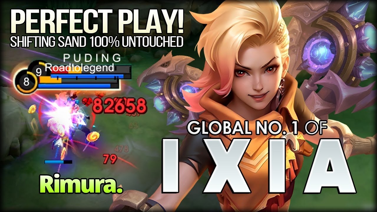 Perfect Move, 100% Untouched! Rimura. Global No. 1 Ixia - Mobile Legends: Bang Bang