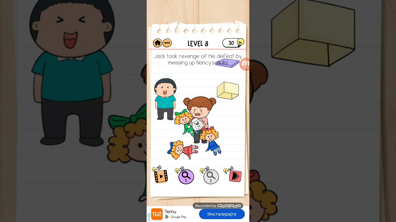 Brain Test 2 Level 8 Walkthrough The McBrain Family