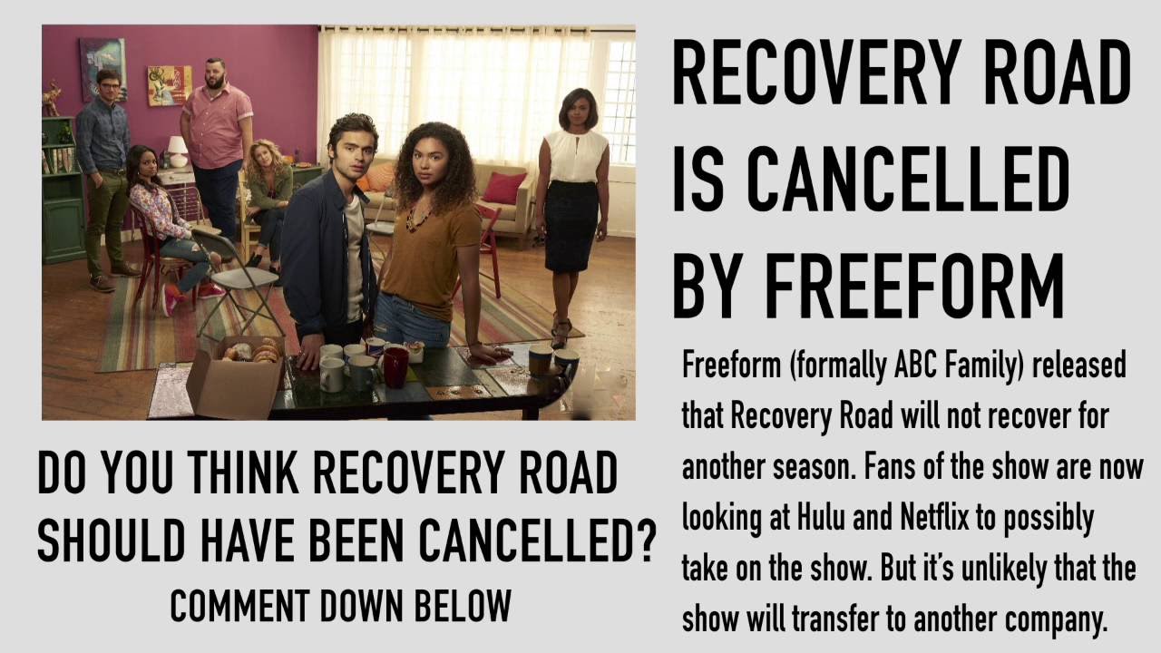 Recovery Road CANCELLED Update 2 / Celebrity Life News