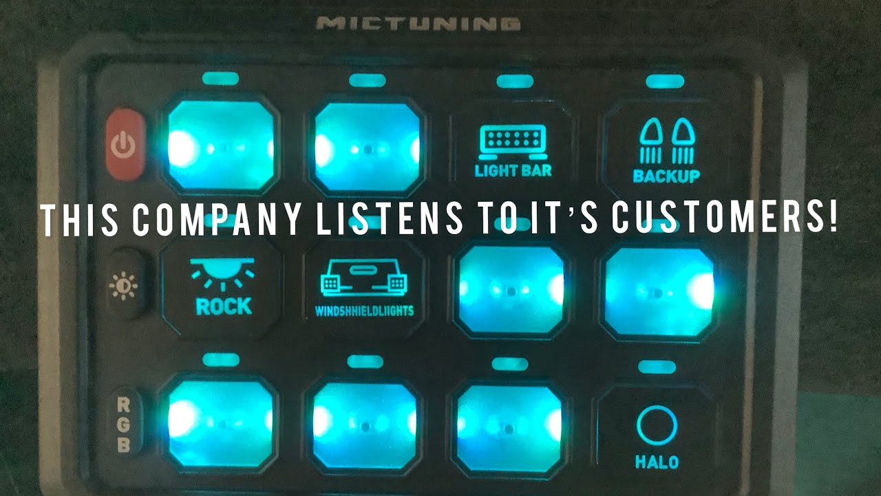 Mic Tuning 12 Gang Switch Panel Update and Review