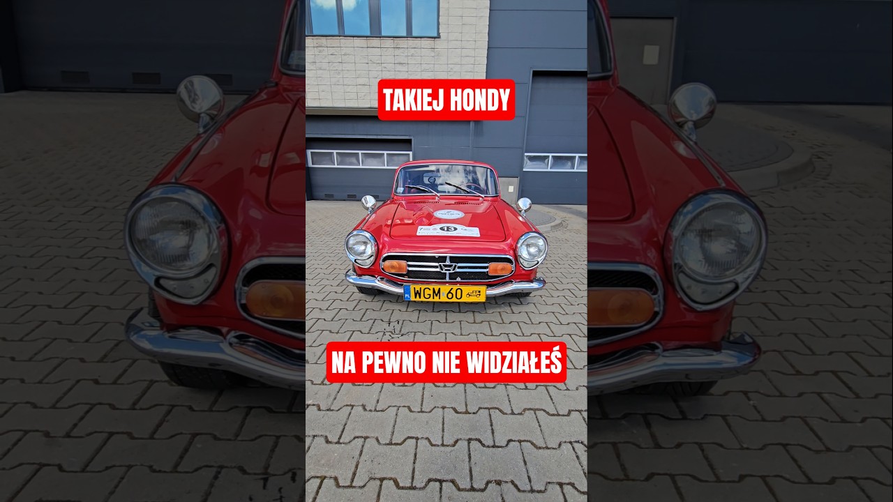 HONDA S800 ZROBIŁA NA MNIE WRAŻENIE #szafran #motoryzacja #fiat126p #ddr #hondas800 #japan #classic