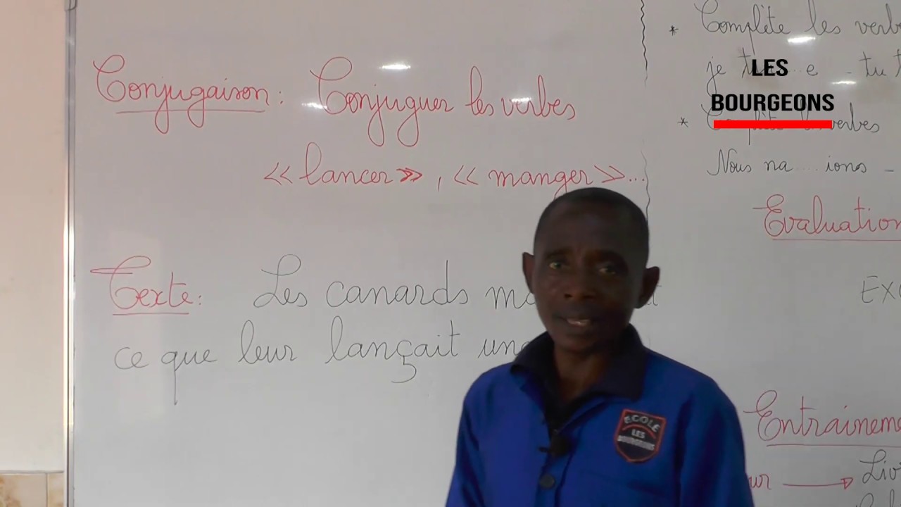 CE2: Conjuguer les verbes lancer et manger