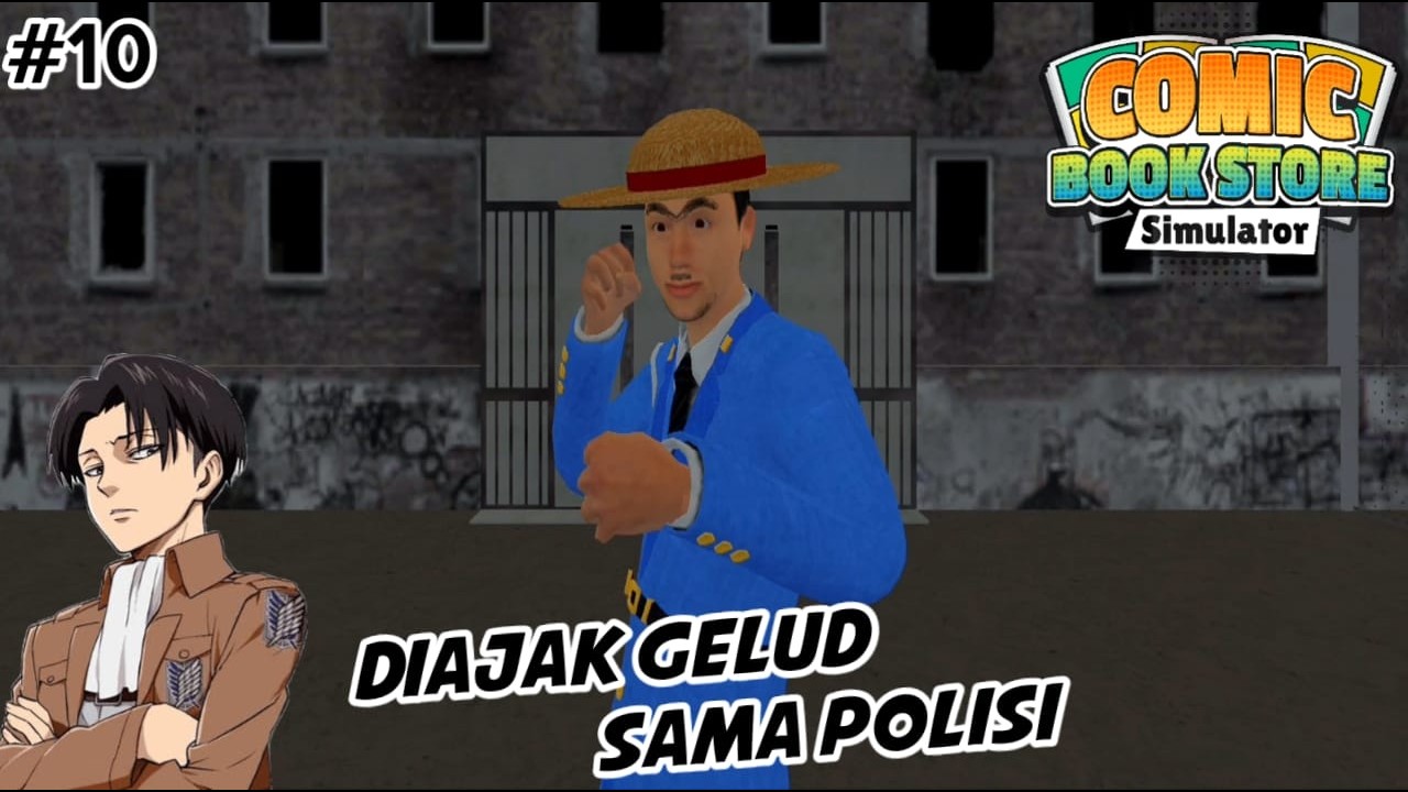Di Tangkap Sama Polisi ~ Comic Book Store Simulator Indonesia Part 10