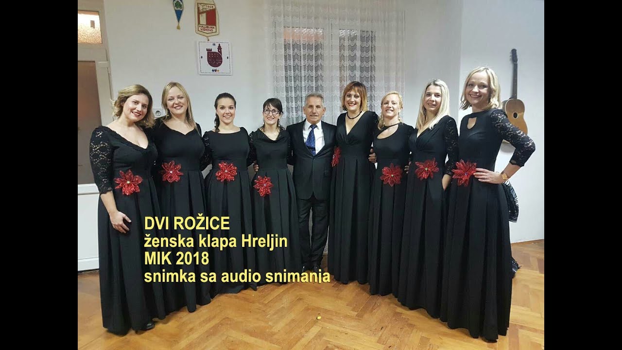 DVI ROŽICE ž. klapa Hreljin - MIK 2018 - radno