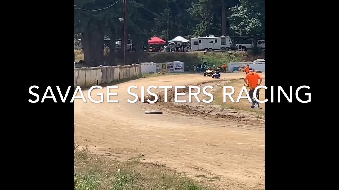 Mini Quad Flat Track Crash