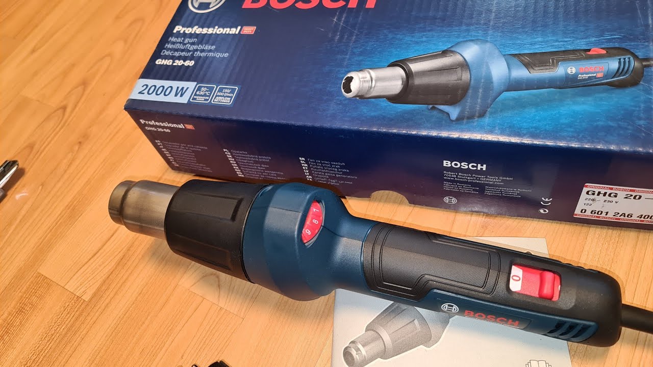 4K Распаковка GHG 20-60 технического фена 2000W / заменяет старую модель GHG 600CE.