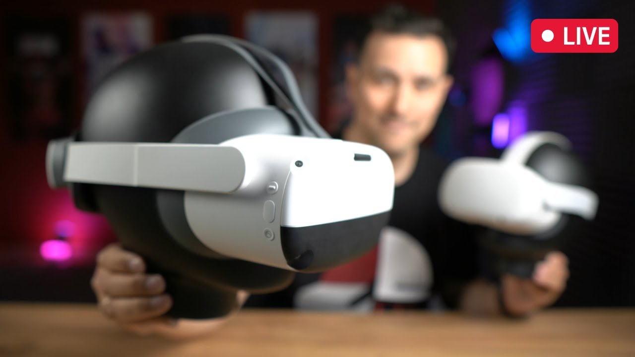 Pico Neo 3 Link Review (Live) - Live Hands-On - Tracking, Microphone, Wireless Streaming