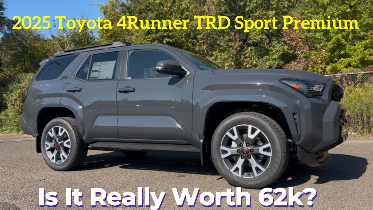 Toyota 4Runner TRD Sport Premium 2025 года: стоит ли 4Runner 2025 года более 60 тысяч?