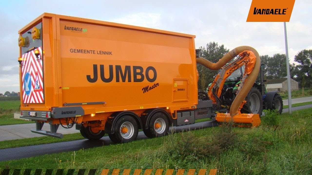Vandaele | Jumbo Master mowing-suction trailer