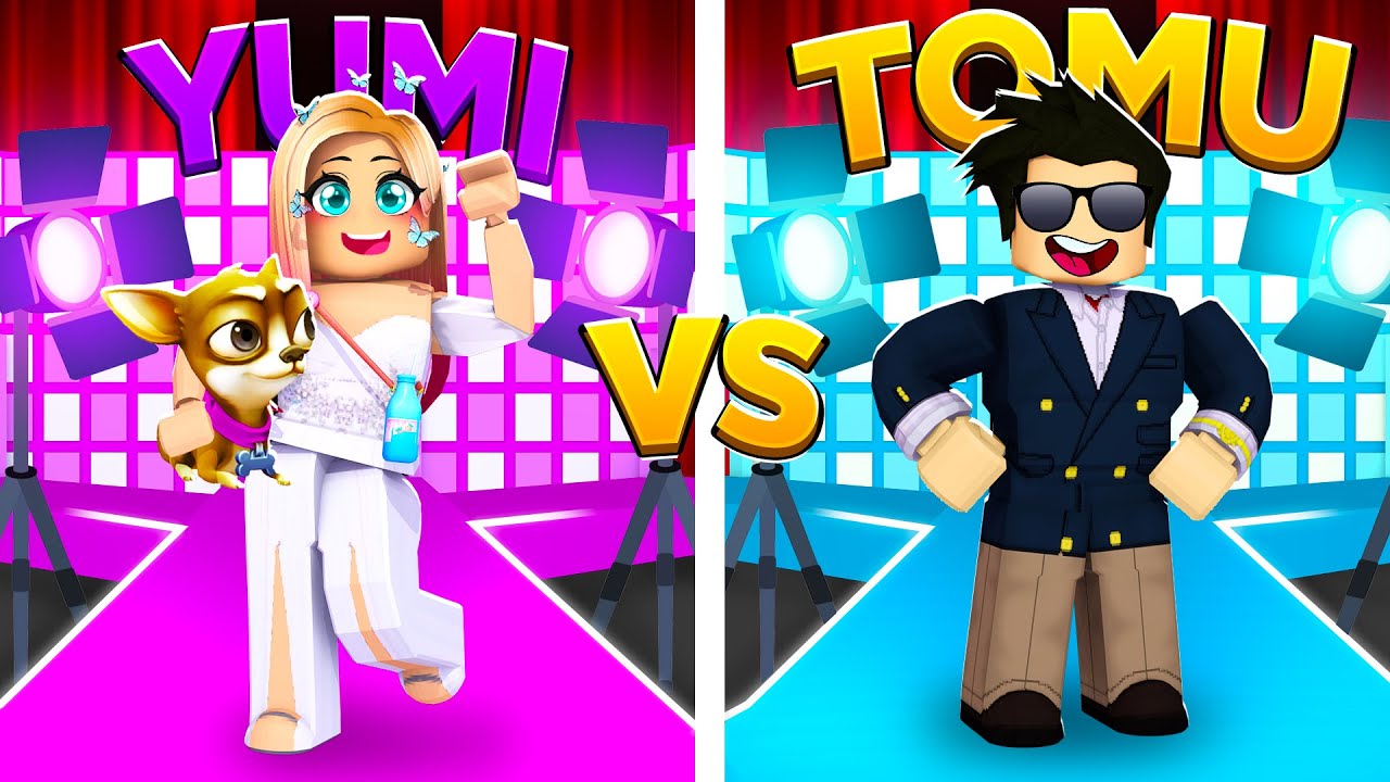 VEM KOMMER FÖRST I MODETÄVLINGEN? Yumi & Tomu-tema!