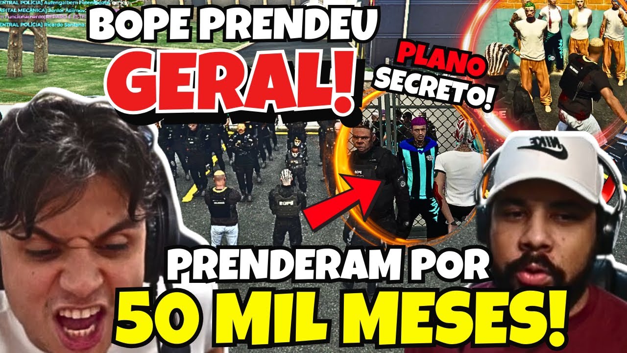 PRISÃO! 🚨 PAULINHO E BOPE PRENDERAM GERAL POR 50 MIL MESES!