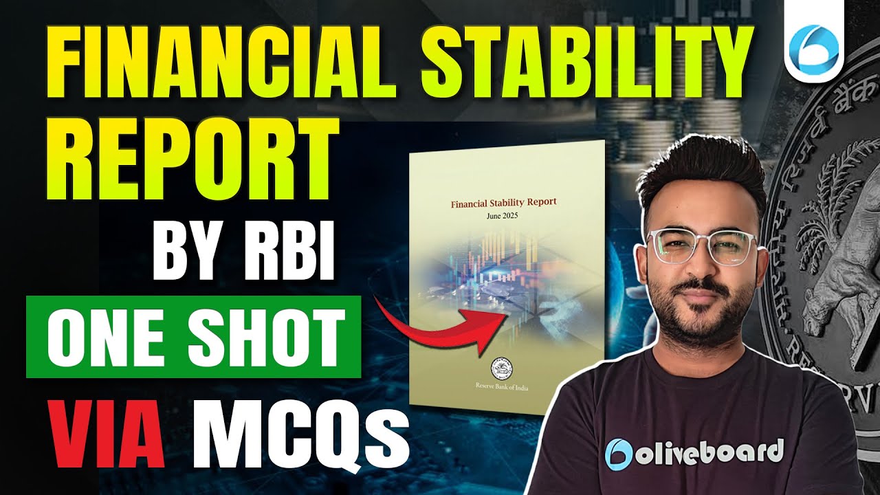 RBI's Financial Stability Report | June 2025 | Top 50 MCQs | Most Important RBI Report