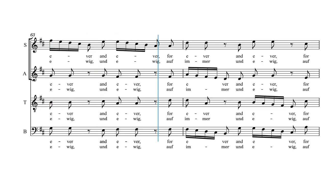 Übestimme - Chor - Würdig ist das Lamm & Amen