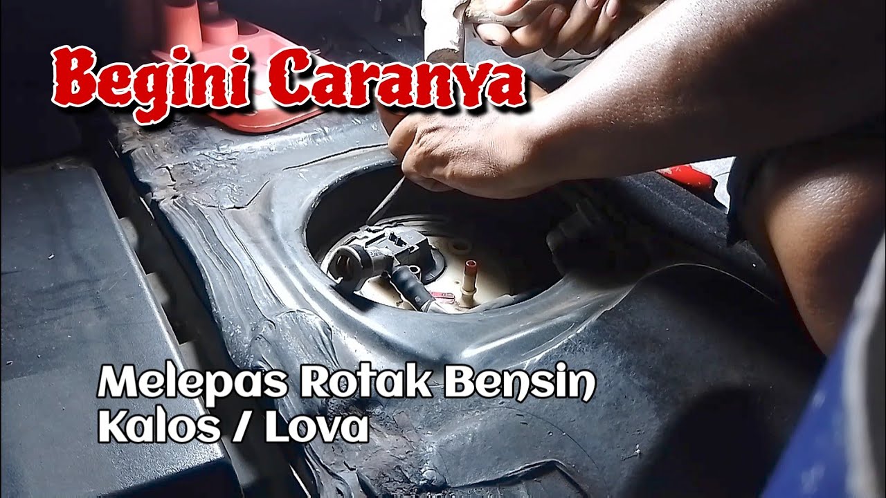 CARA MELEPAS ROTAK POMPA BENSIN MOBIL DARI TANGKI || CHEVROLET AVEO KALOS LOVA #automobile 