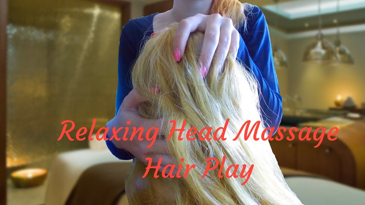 ASMR Head massage & Hair playing  Roleplay 💆 | Soft Spoken, Brushing, Styling