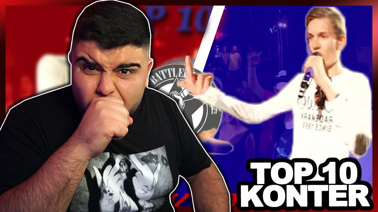 DIE TOP 10 KONTER 😂 [DLTLLY,Battlerap Bundesliga, ...] REACTION
