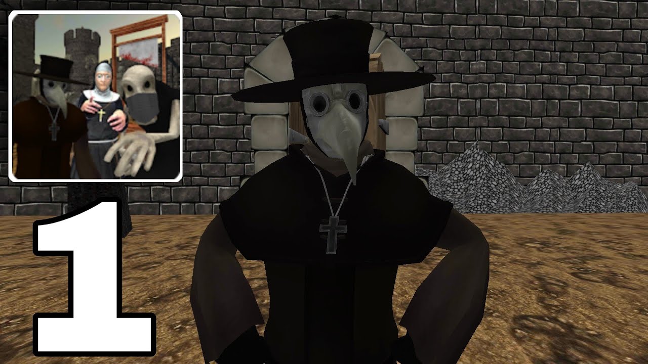 Plague Doctor Neighbor. Scary Nun And Grim Escape Gameplay Level 1 To 5