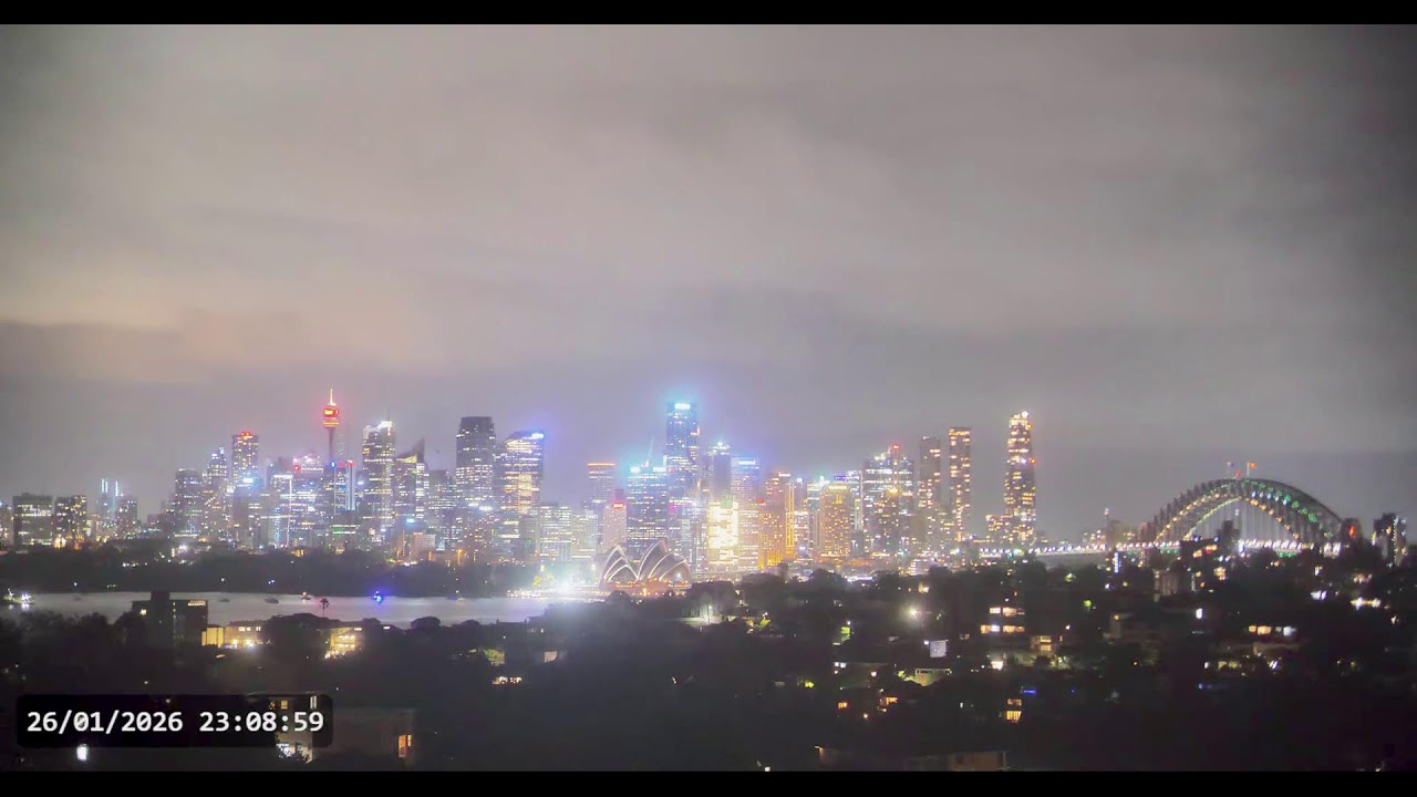 Sydney Australia Live 4K HDR Ultrawide Webcam Stream