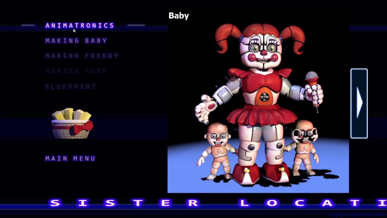 Gatoh jugando FNAF 5 10/20 (Sister Location) (Aviso sonido alto) #fnaf5 #sisterlocation #customnight