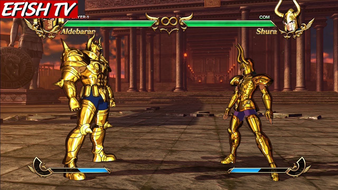 Taurus Aldebaran vs Capricorn Shura (Hardest AI) - Saint Seiya: Soldiers' Soul