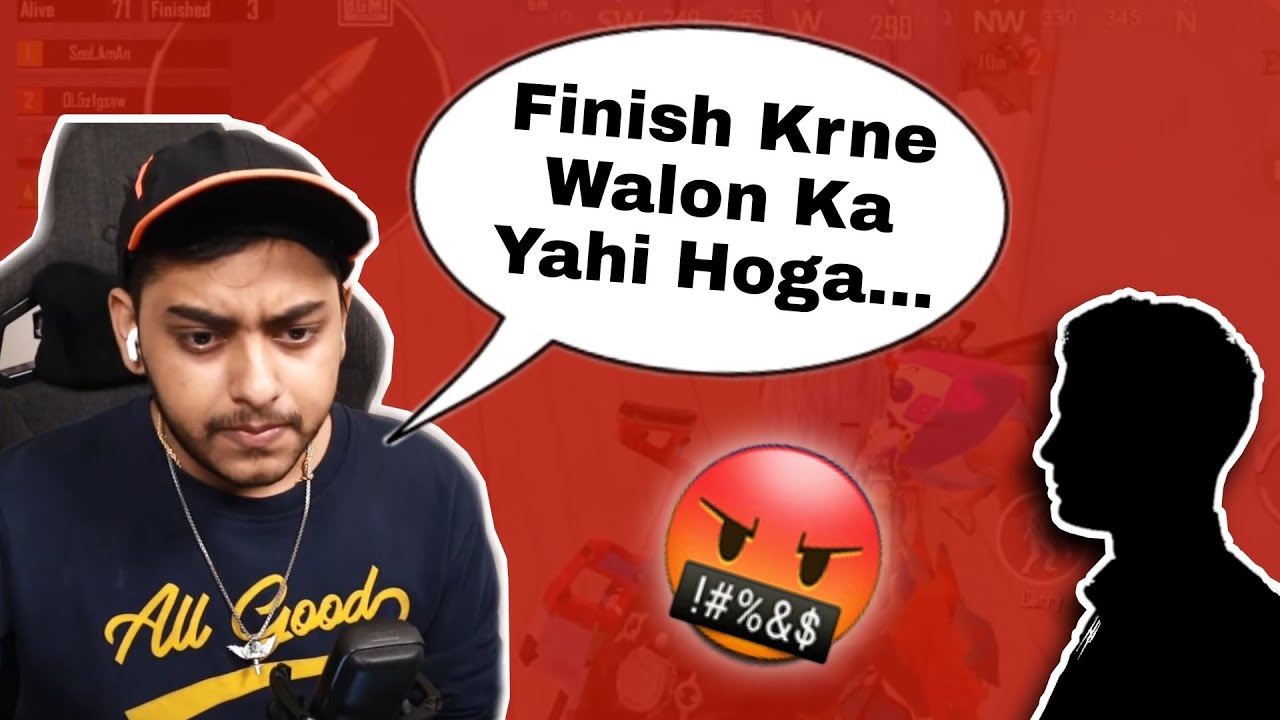 Aman Reply On Finishing Player 🤬🌝