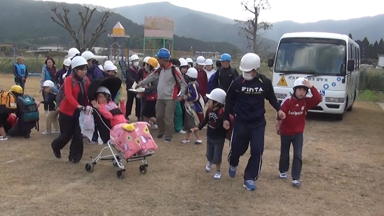 「身を守る力」をつける 大分県立佐伯支援学校 防災避難訓練