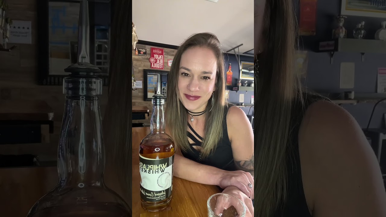 Doing a shot of whiplash whipped cream flavored whiskey without making a face #whiskeygirl