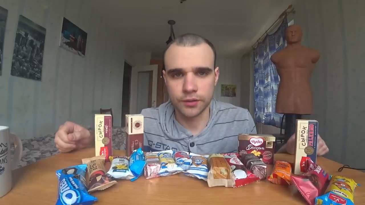 МУКБАНГ АСМР ГЛАЗИРОВАННЫЕ СЫРКИ/ с КОФЕ / СЛАДКИЙ МУКБАНГ/ ОБЗОР / ОБЖОР / EATING ASMR Mukbang