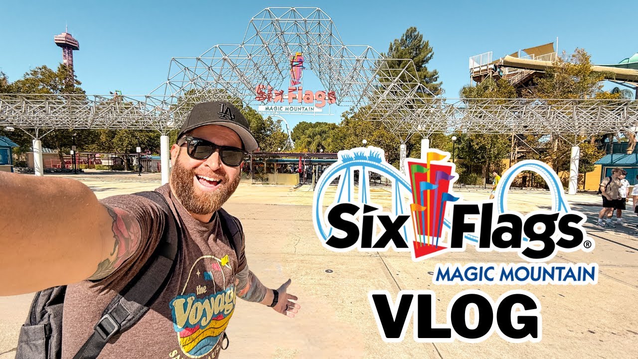 Six Flags Magic Mountain Vlog - August 2025