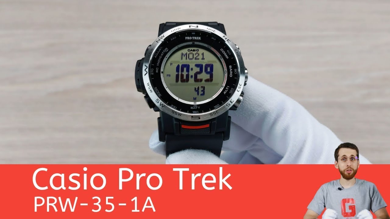 Casio Pro Trek PRW-35-1A / Обзор часов / Распаковка