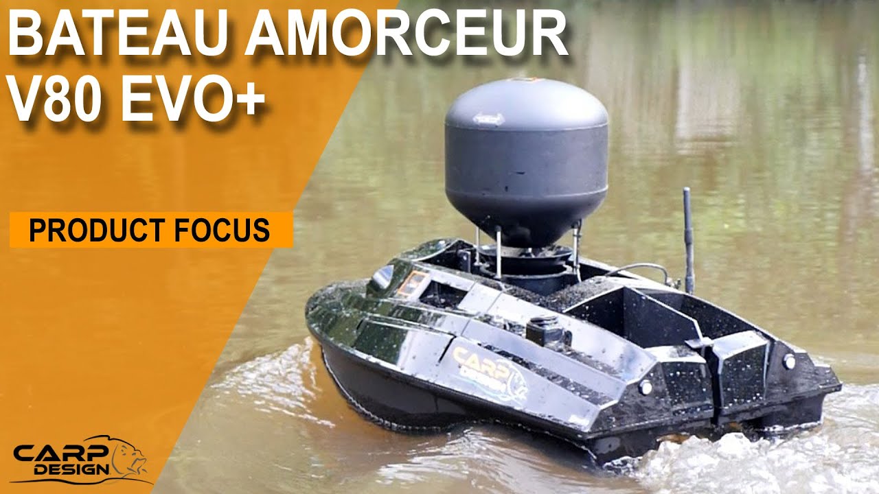 Bateau Amorceur V80 EVO+ ECHO GPS CARP DESIGN