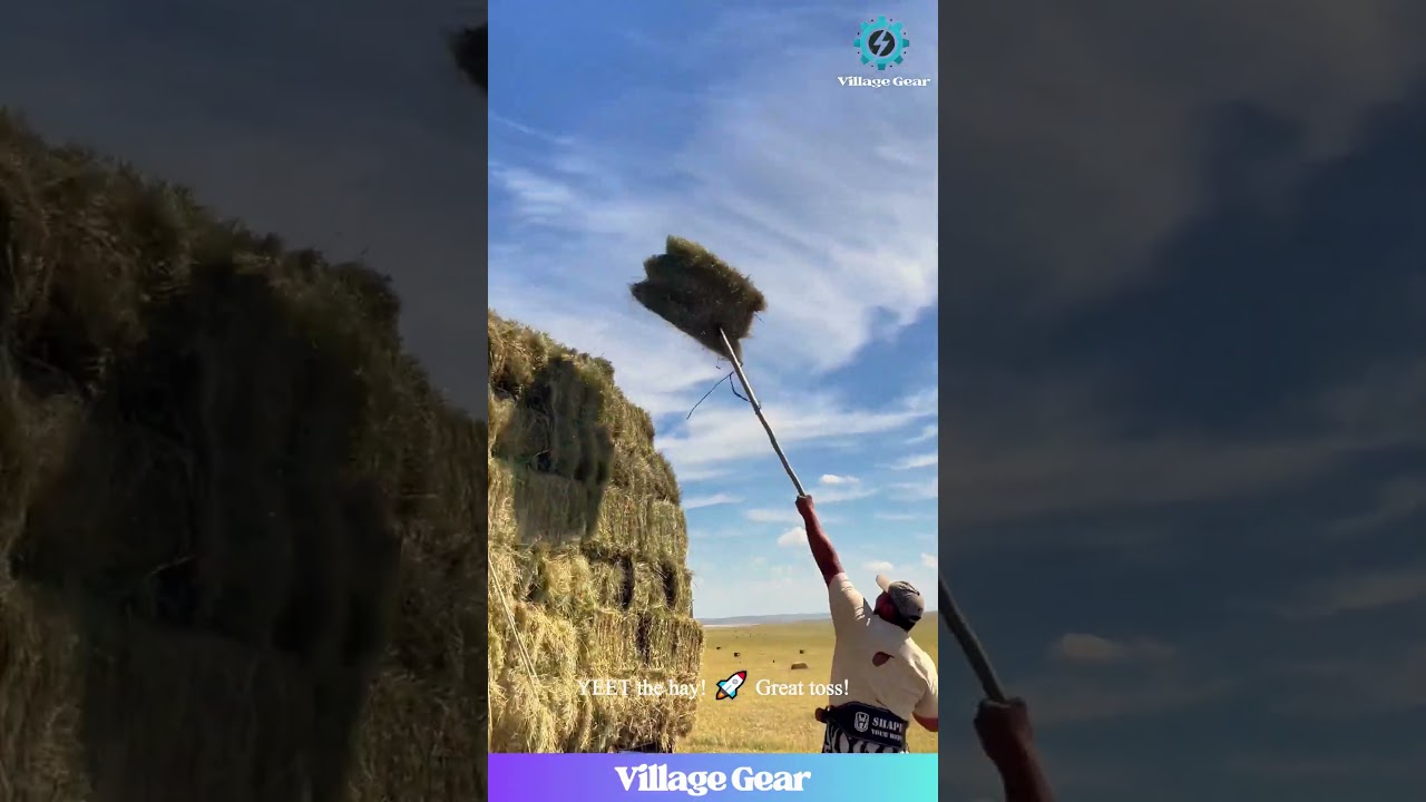 Forget CrossFit, THIS is a Real Workout! 😂 These Farmers Are on Another Level of Strong! #farming
