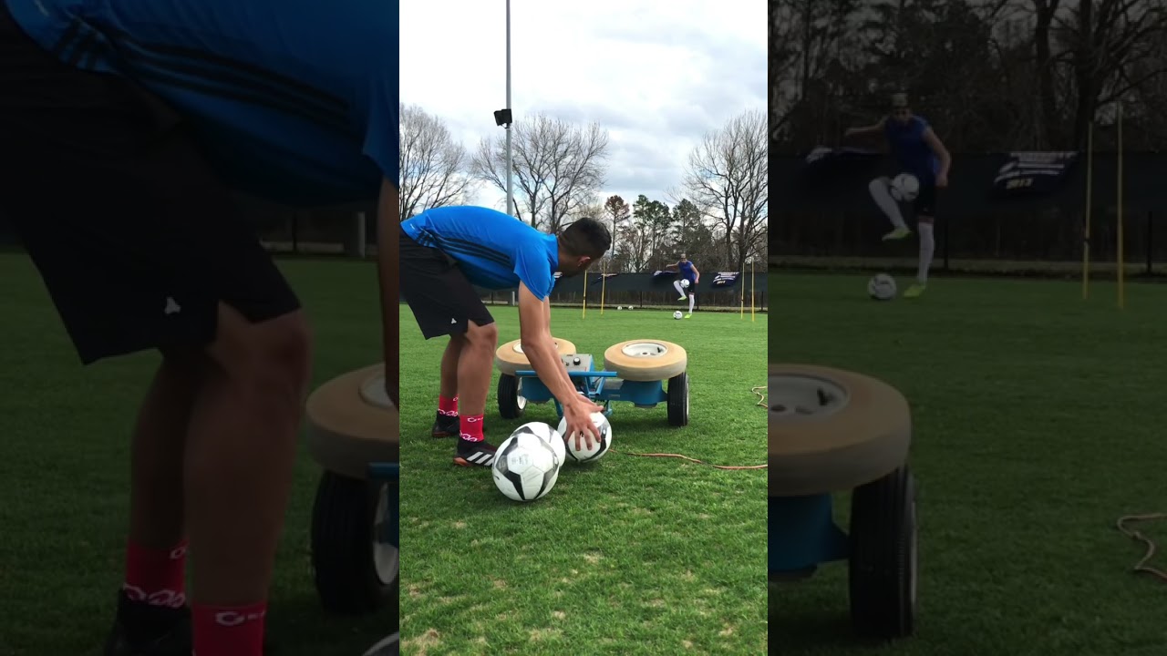 Ball shooter machine touch test