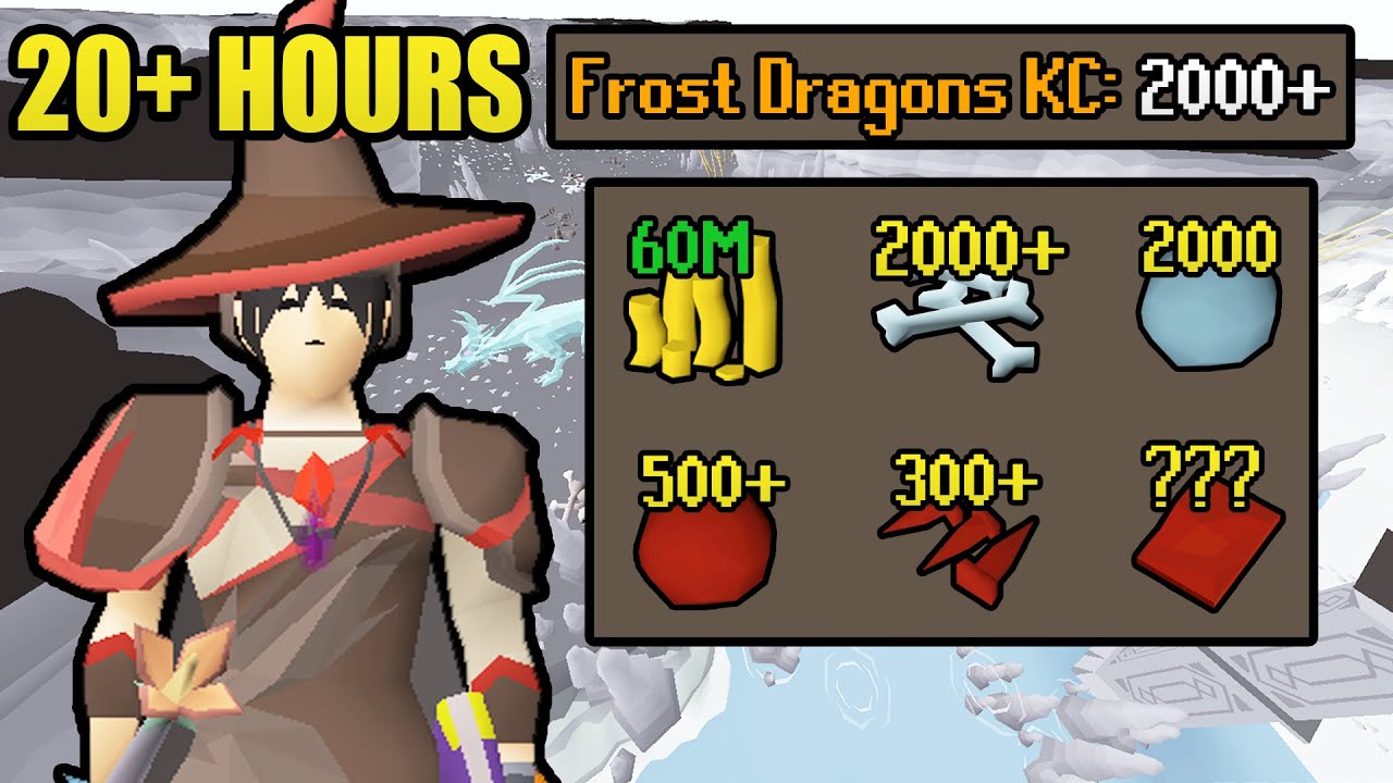20+ Hours of Frost Dragons | UIM Collection Log Completionist (#67) [OSRS]