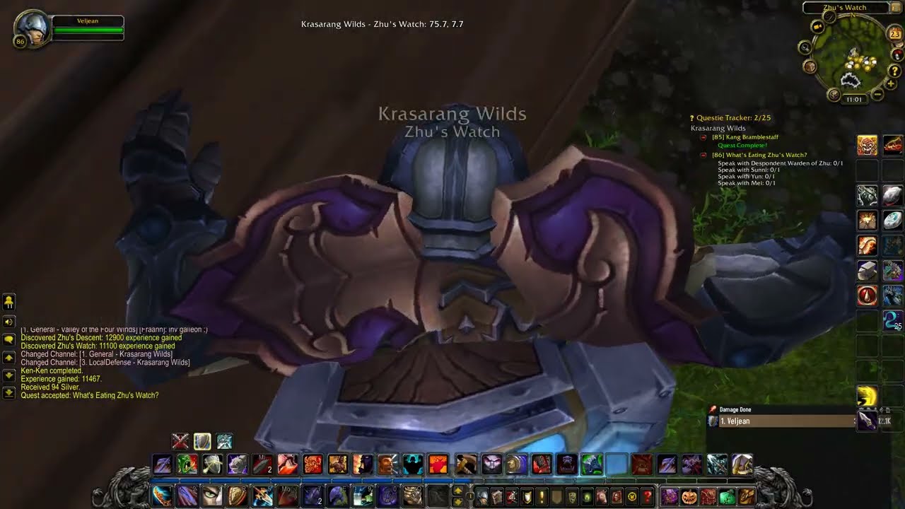 World of Warcraft Krasarang Wilds Road To Level 90 Mists of Pandaria Classic 4k