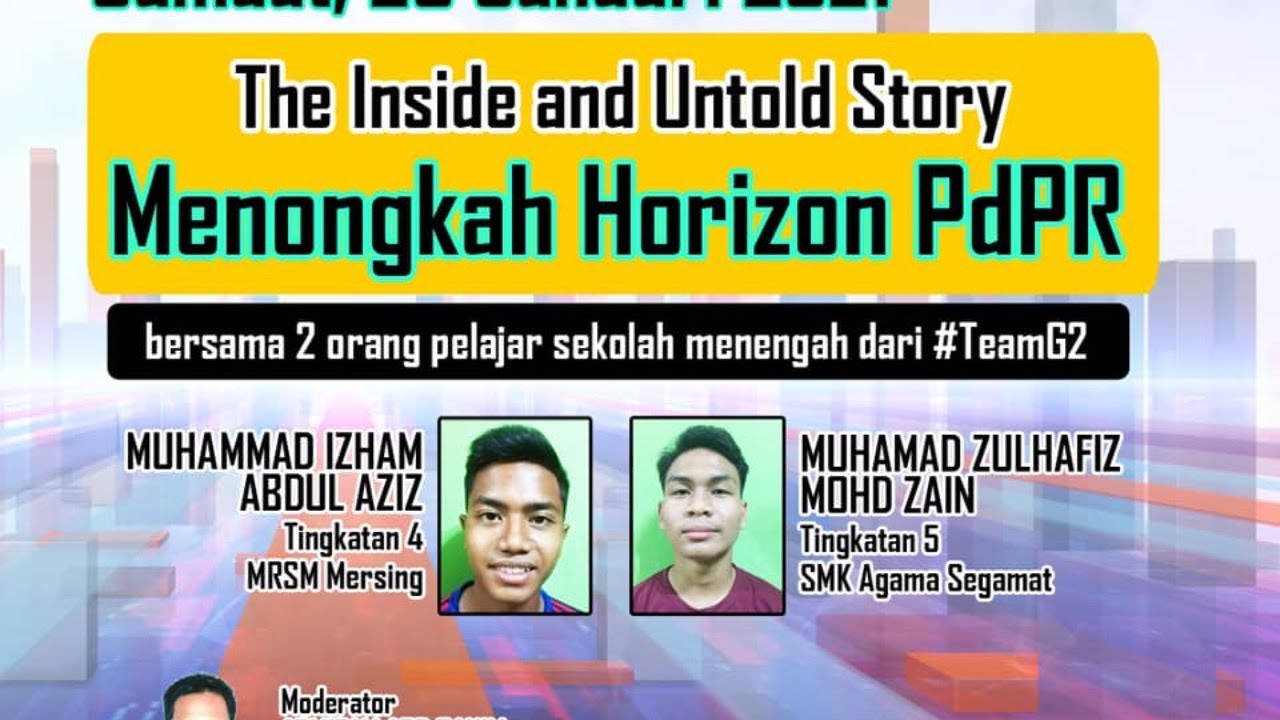 The Inside and Untold Story - Menongkah Horizon PdPR
