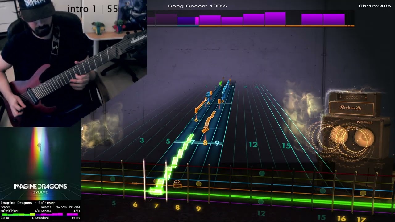 Imagine Dragons - Believer - 95.06% - Rocksmith - Guitar Lead