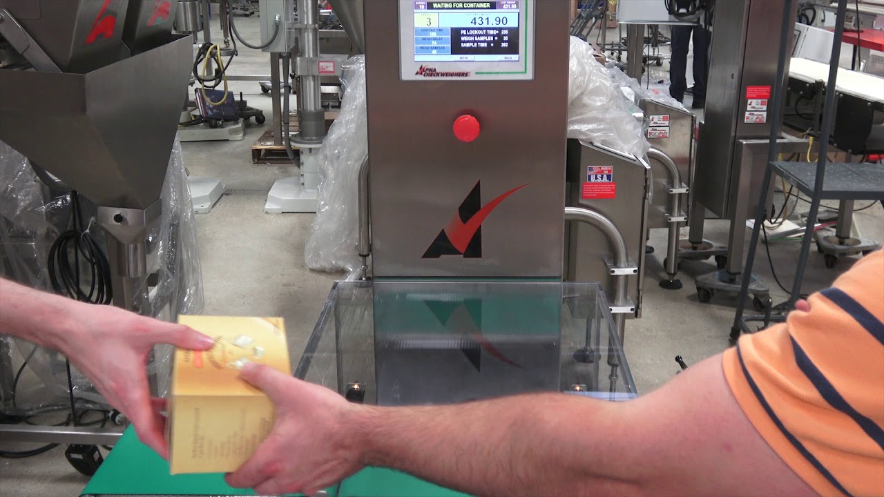 How-To: Calibrate All-Fill Checkweigher