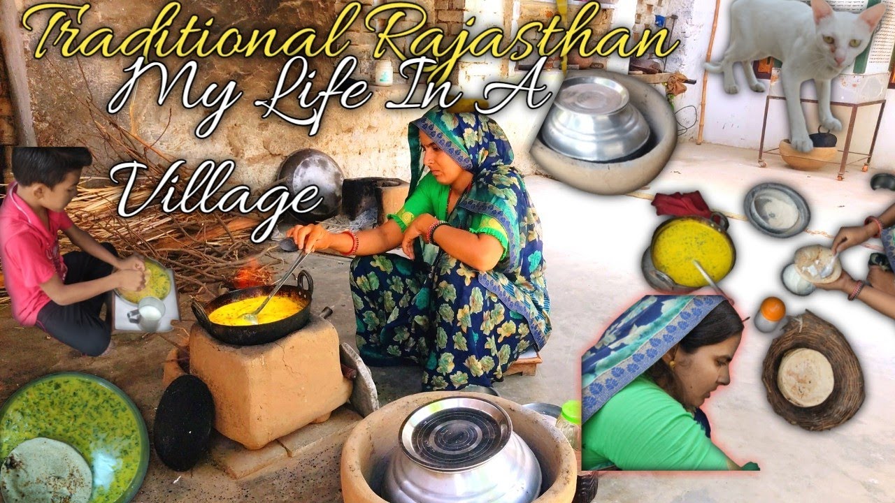 Rajasthan Village Cooking Food । Traditional Rajasthan।। Village Life Vlog