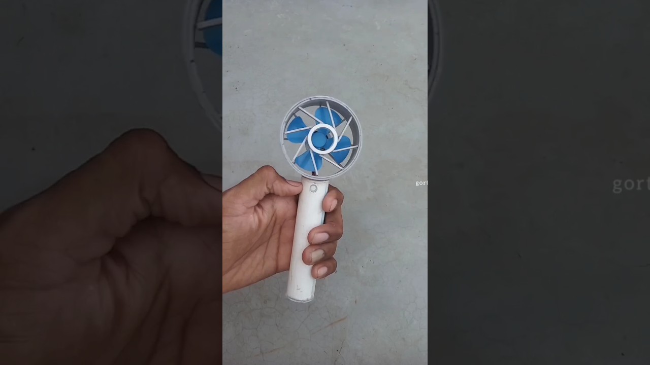 #homemade mini portable fan #shorts #youtubeshorts #motor #lifehacks #craft #science  #technology