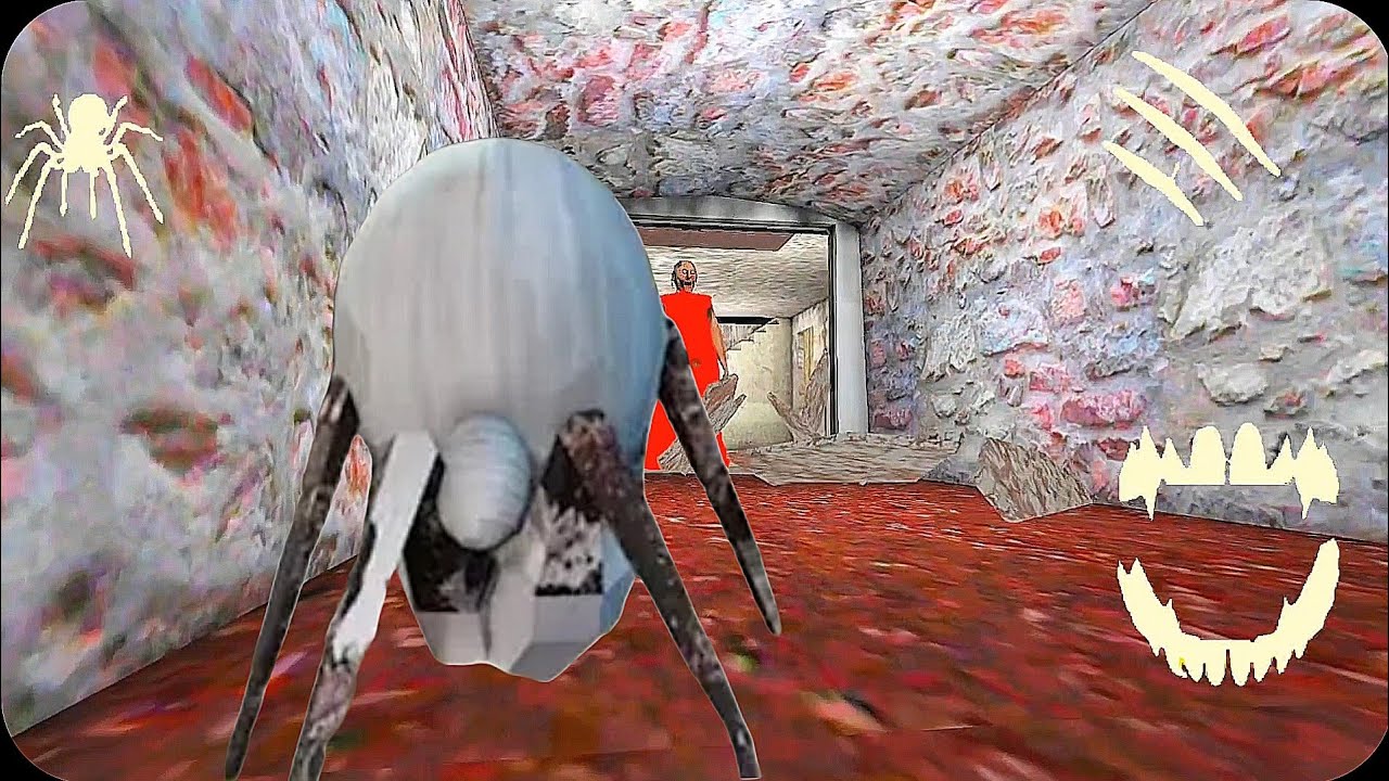 PLAYING AS BOSS SPIDER MOM IN RED GRANNY 😱 | GRANNY VS BOSS SPIDER MOM | SEWER ESCAPE FULL GAMEPLAY
