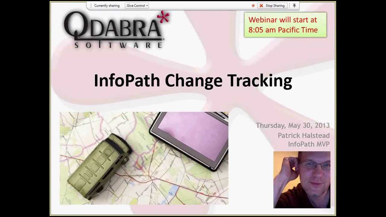InfoPath Tutorial - InfoPath Change Tracking - May 30, 2013 Webinar