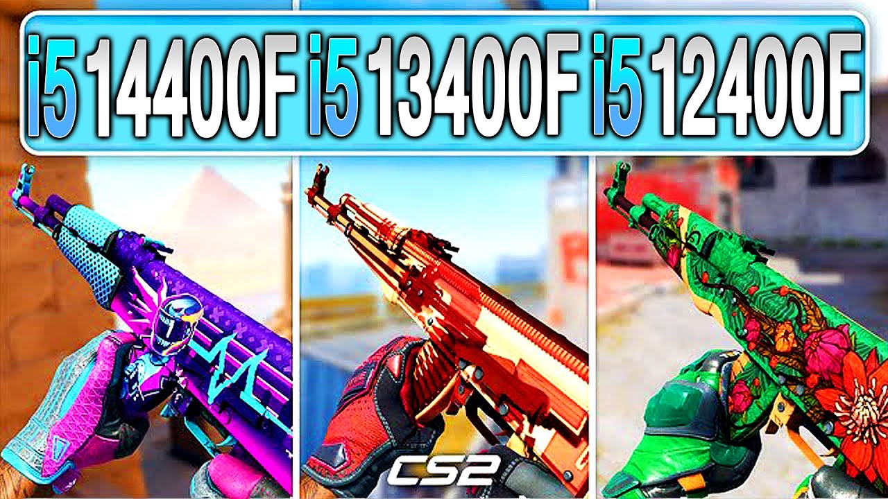 i5 14400F vs i5 13400F vs i5 12400F - RTX 5060 - CS2 - January 2026