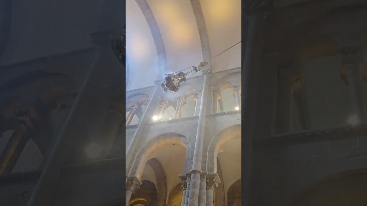BOTAFUMEIRO in Cathedral Saint James in Santiago de Compostela