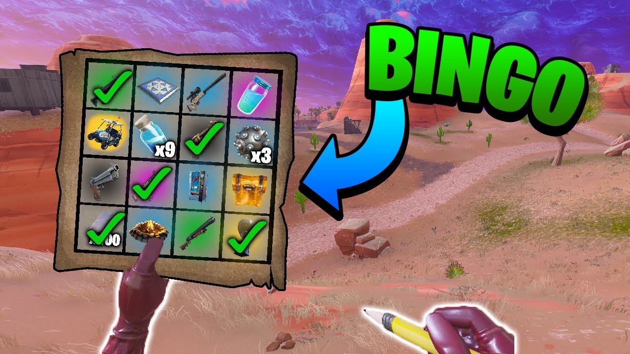 KTO PIERWSZY ZNAJDZIE WSZYSTKO Z KARTKI WYGRYWA W FORTNITE