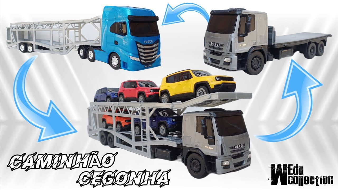 FIZ UM CAMINHÃO IVECO CEGONHA OLHA ISSO GALERA!