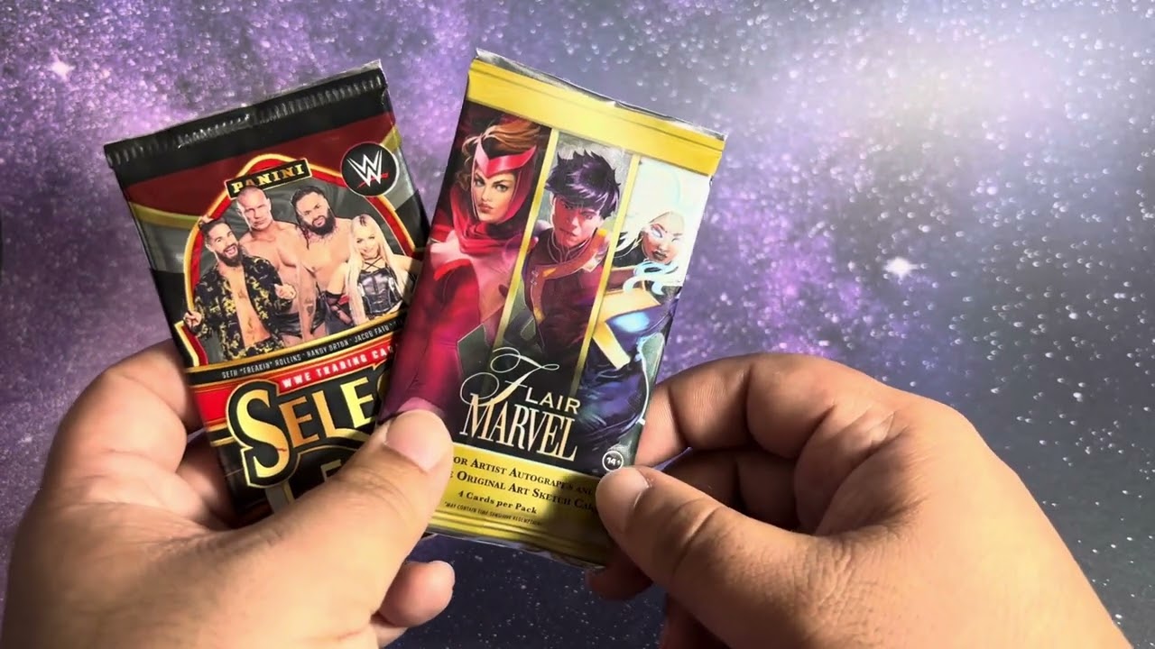 Dave & Adam’s NYC Physical Location Visit Haul 2024 WWE Select Hobby pack / Marvel Flair Hobby Pack