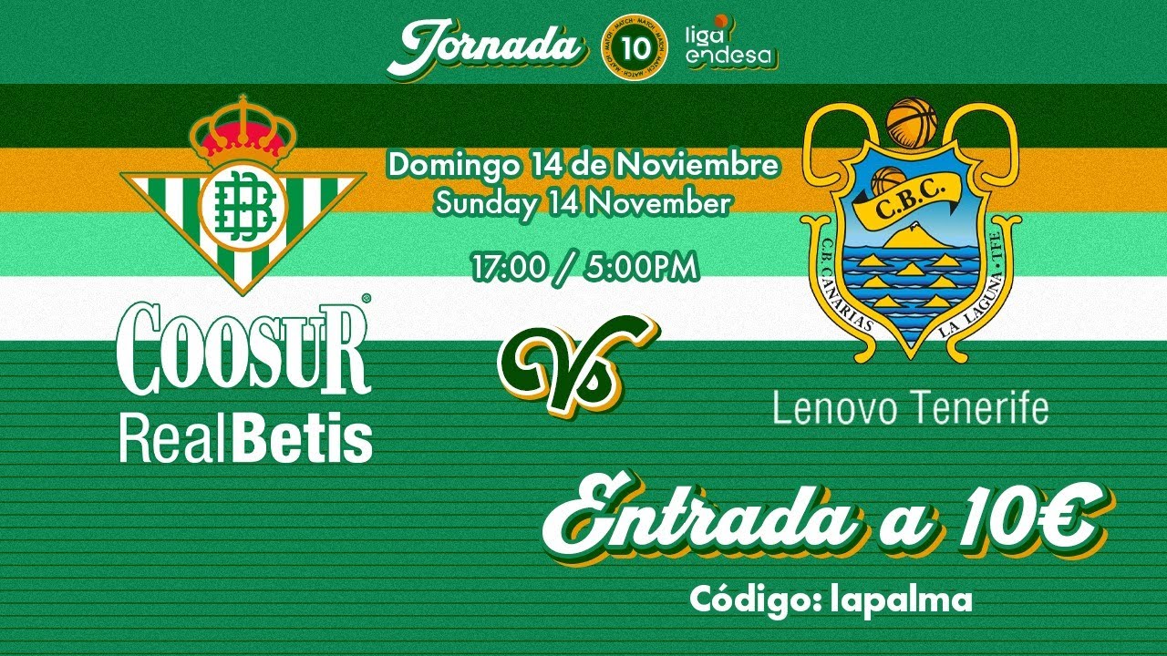 &iexcl;El Coosur Real Betis, con La Palma!