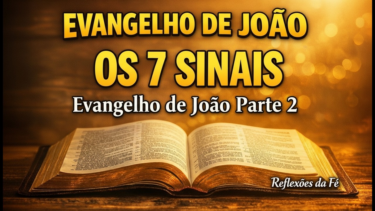 Evangelho de João Parte 2: Os 7 Sinais e Ensinamentos que Transformam Vidas