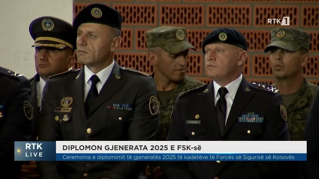 Ceremonia e Diplomimit të Kadetëve, gjenerata 2025 e Forcës së Sigurisë së Kosovës